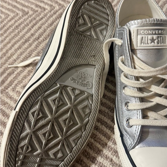 Women's Chuck Taylor All Star Dainty Lucky Metallic Sneakers - Picture 9 of 11